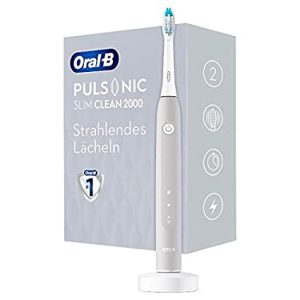 Oral-B Pulsonic Slim Clean 2000 Elektrische Schallzahnbürste/Electric Toothbrush, 2 Putzmodi für Zahnpflege und gesundes Zahnfleisch mit Timer,…